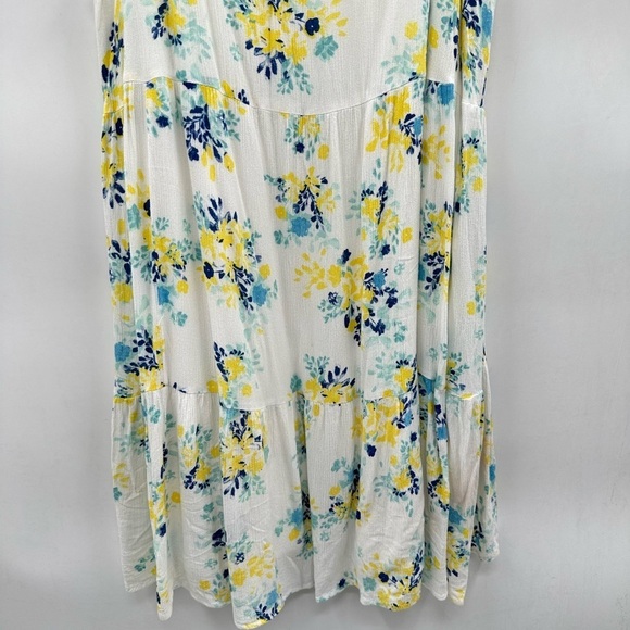 TORRID pastel woman midi summer cheerful floral cottagecore dress 1X - Picture 2 of 13